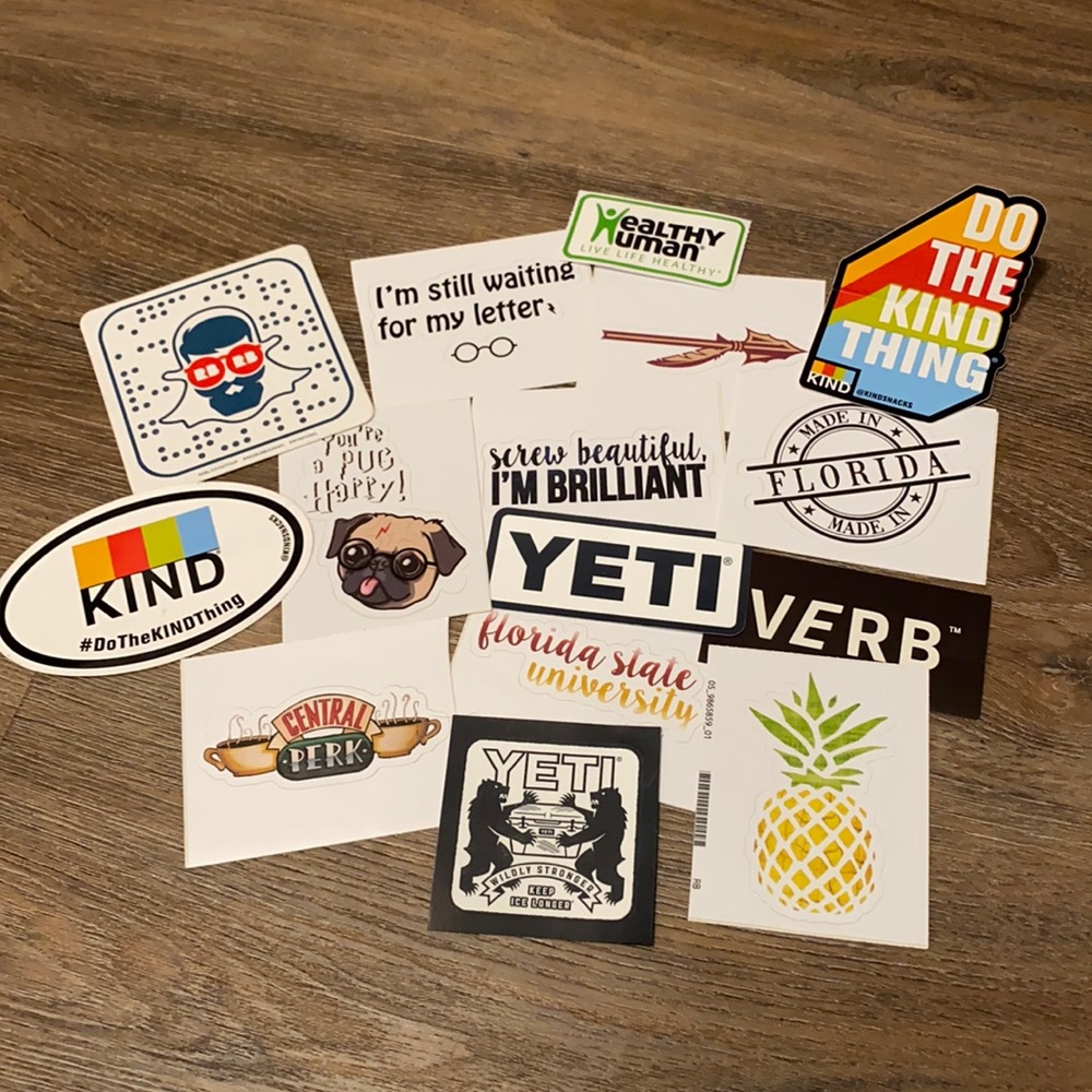 Free with purchase! stickers